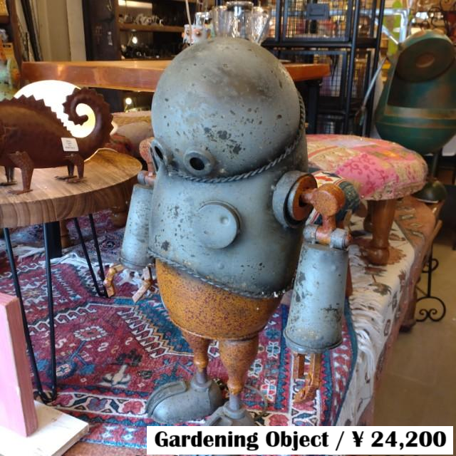 Metal Robo Solder Gardening　Object Robot　Ornaments　Retro　Antique Style　Handmade