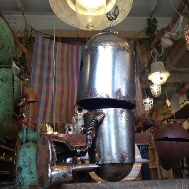 Metal Robo Puppet 　Size M　Gardening Object Robot　Ornaments　Retro　Antique Style　Handmade