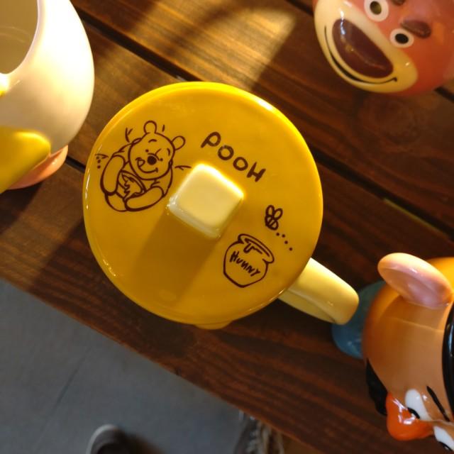 ディズニー　くまのプーさんフタ付きマグカップ　パンケーキ　ホットケーキ　キャラクター