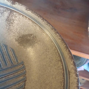 Striped Mortar Design Noodle Bowl, 2 Colors Available, Rice Bowl, Udon, Soba, Japanese Tableware, Mino Ware　