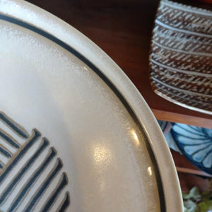 Striped Mortar Design Noodle Bowl, 2 Colors Available, Rice Bowl, Udon, Soba, Japanese Tableware, Mino Ware　