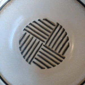 Striped Mortar Design Noodle Bowl, 2 Colors Available, Rice Bowl, Udon, Soba, Japanese Tableware, Mino Ware　