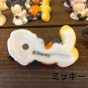 ディズニーすやすや箸置き　ディズニー　全4種　インテリア　立体感　陶磁器　催事　イベント　キッチン　