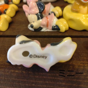 ディズニーすやすや箸置き　ディズニー　全4種　インテリア　立体感　陶磁器　催事　イベント　キッチン　