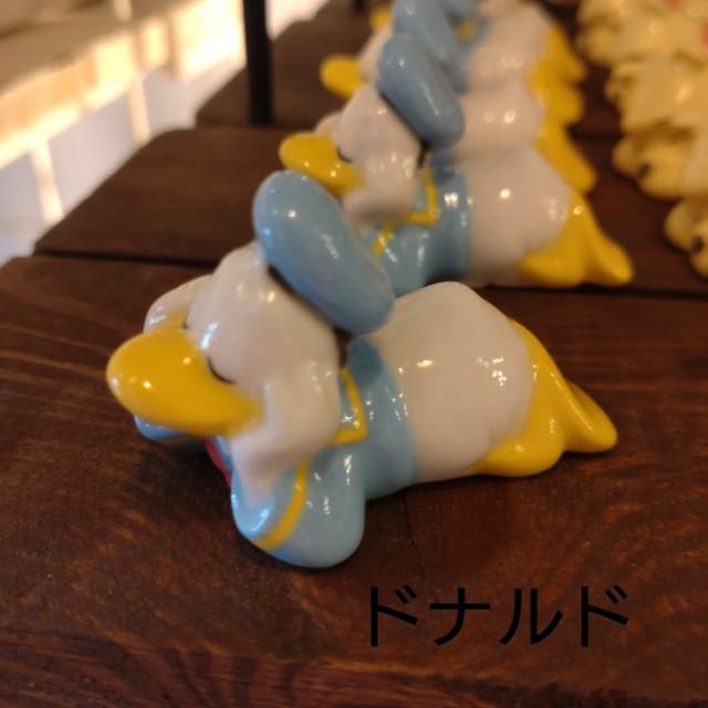 ディズニーすやすや箸置き　ディズニー　全4種　インテリア　立体感　陶磁器　催事　イベント　キッチン　