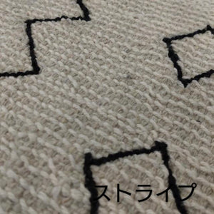 マットベルベリッシュ2　全3種　50×75　カラフル　モノクロ　　玄関　エントランス　ラグマット　インド