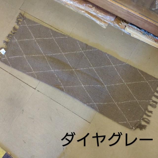 マット ロング ベルベリッシュ　　全4種　40×120　キッチン　ベッド　エントランス　ラグマット　インド