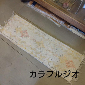マット ロング ベルベリッシュ　　全4種　40×120　キッチン　ベッド　エントランス　ラグマット　インド