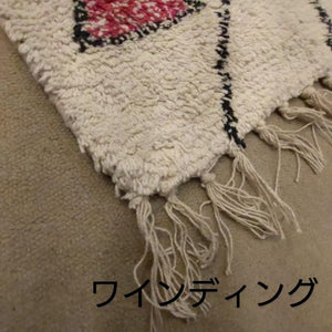 マット ロング ベルベリッシュ　　全4種　40×120　キッチン　ベッド　エントランス　ラグマット　インド