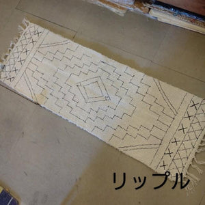 マット ロング ベルベリッシュ　　全4種　40×120　キッチン　ベッド　エントランス　ラグマット　インド