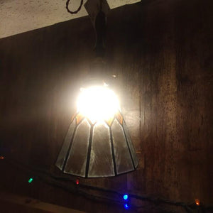 TOPANGA Lighting　ステンドグラスランプ　B　カラフル　ステンドグラス　吊照明　照明器具　光彩　リビング　キッチンカウンター　カフェ　BAR