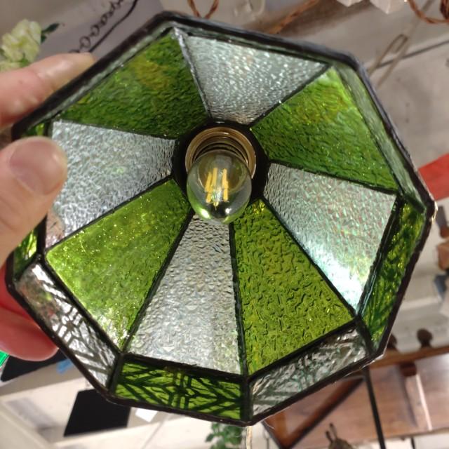 TOPANGA Lighting　ステンドグラスランプ　C　カラフル　ステンドグラス　吊照明　照明器具　光彩　リビング　キッチンカウンター　カフェ　BAR