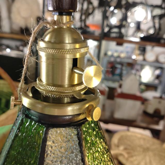 TOPANGA Lighting　ステンドグラスランプ　C　カラフル　ステンドグラス　吊照明　照明器具　光彩　リビング　キッチンカウンター　カフェ　BAR