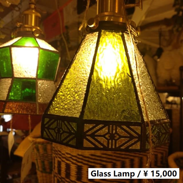 TOPANGA Lighting　ステンドグラスランプ　C　カラフル　ステンドグラス　吊照明　照明器具　光彩　リビング　キッチンカウンター　カフェ　BAR