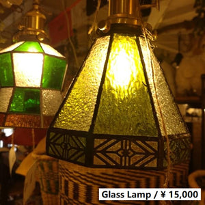 TOPANGA Lighting　ステンドグラスランプ　C　カラフル　ステンドグラス　吊照明　照明器具　光彩　リビング　キッチンカウンター　カフェ　BAR