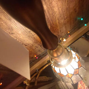 TOPANGA Lighting　ステンドグラスランプ　D　カラフル　ステンドグラス　吊照明　照明器具　光彩　リビング　キッチンカウンター　カフェ　BAR
