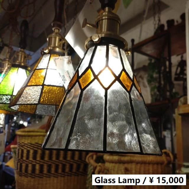 TOPANGA Lighting　ステンドグラスランプ　D　カラフル　ステンドグラス　吊照明　照明器具　光彩　リビング　キッチンカウンター　カフェ　BAR
