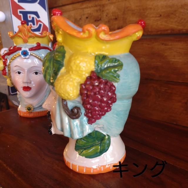 シチリアスタイル　プラントベース　　全2種　キング　クイーン　ガーデニング　エクステリア　鉢　プランター　　