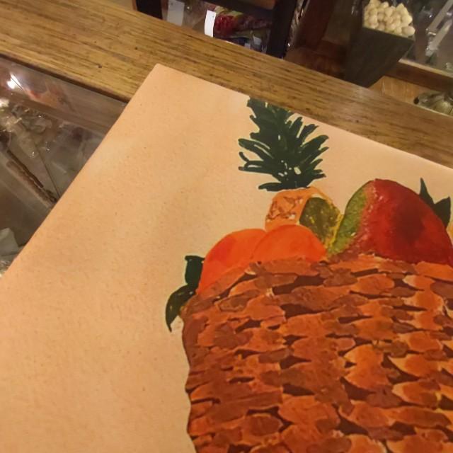 TOPANGA Zakka アートポスター　Woman carrying fruit　インテリア　壁掛け　置き型　空間演出　アート　　