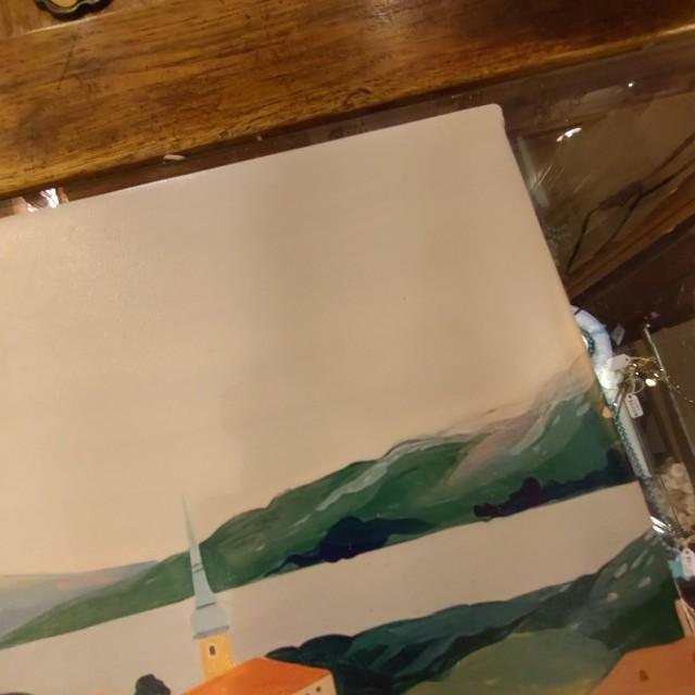 TOPANGA Zakka 地中海アートポスター　ラトビアリーガ　インテリア　壁掛け　置き型　空間演出　アート　　
