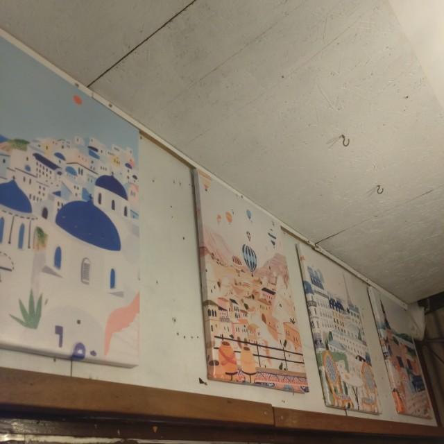 TOPANGA Zakka 地中海アートポスター　ラトビアリーガ　インテリア　壁掛け　置き型　空間演出　アート　　