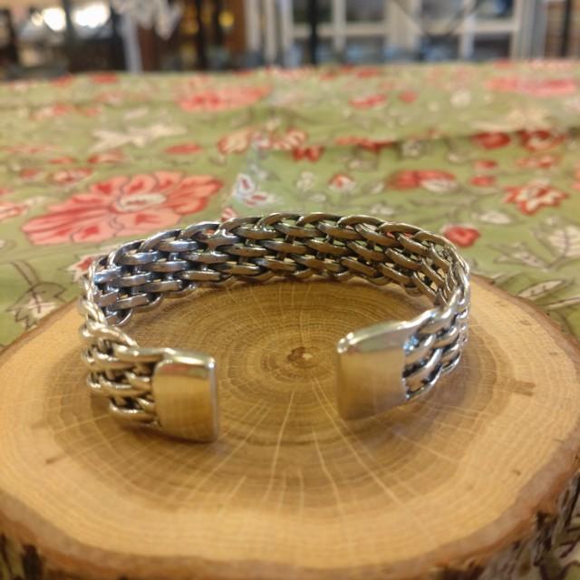 TOPANGA Jewelry Braiding Silver bangle S925 silver925 Present Gift