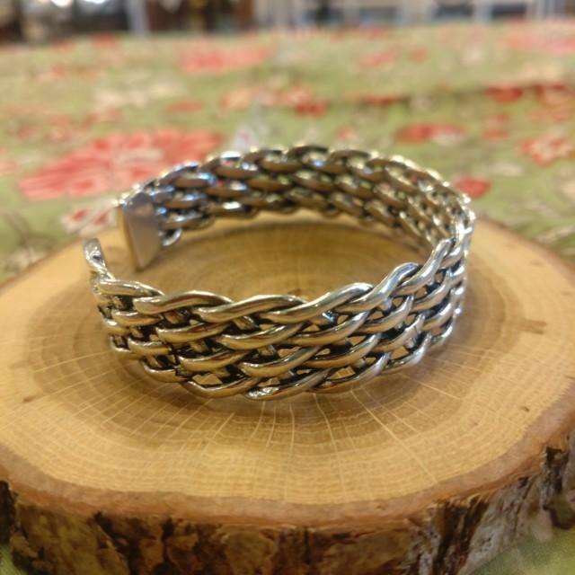 TOPANGA Jewelry Braiding Silver bangle S925 silver925 Present Gift