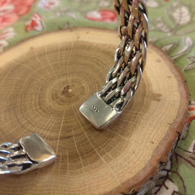 TOPANGA Jewelry Braiding Silver bangle S925 silver925 Present Gift