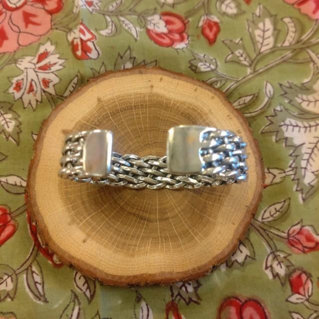 TOPANGA Jewelry Braiding Silver bangle S925 silver925 Present Gift