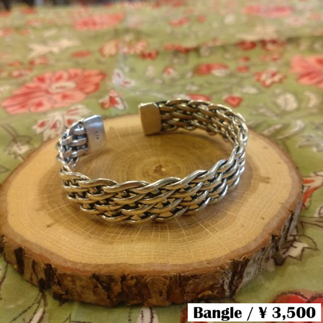 TOPANGA Jewelry Braiding Silver bangle S925 silver925 Present Gift