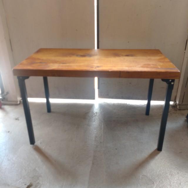 TOPANGA　Furniture　Ceder Wood Folding Table Anteique Vintage Feel Low Table