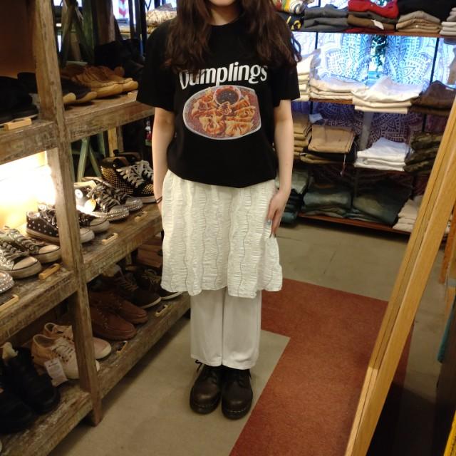 Topanga Lady's　レーススカートパンツ　全2種　ブラック　ホワイト　スカートパンツ　　
