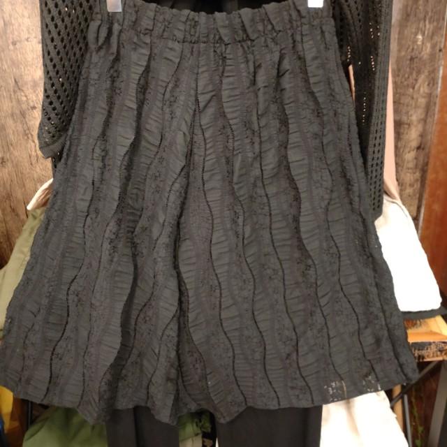 Topanga Lady's　レーススカートパンツ　全2種　ブラック　ホワイト　スカートパンツ　　