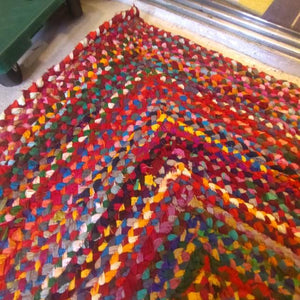TOPANGA Homefurnishing Recycled Colorful Weaving Rug, 120x180cm