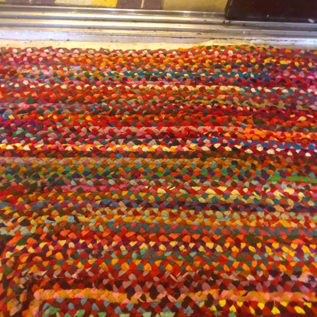 TOPANGA Homefurnishing Recycled Colorful Weaving Rug, 120x180cm