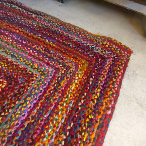 TOPANGA Homefurnishing Recycled Colorful Weaving Rug, 120x180cm