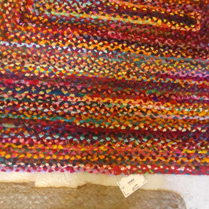 TOPANGA Homefurnishing Recycled Colorful Weaving Rug, 120x180cm