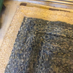 TOPANGA Homefurnishing Recycled Denim Weaving Rug, 120x180cm