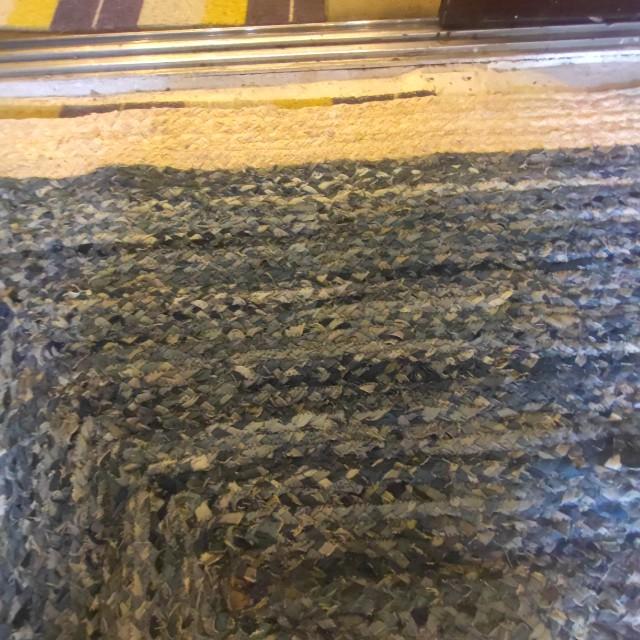 TOPANGA Homefurnishing Recycled Denim Weaving Rug, 120x180cm