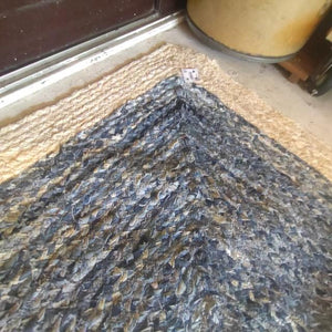 TOPANGA Homefurnishing Recycled Denim Weaving Rug, 120x180cm
