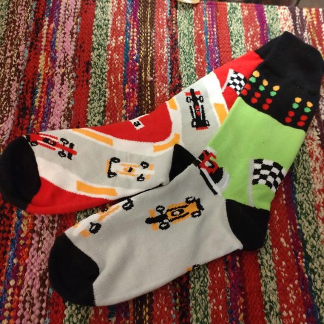 TOPANGA Socks Lady's Circuit Socks Car Carrace Racegame GIFT PRESENT