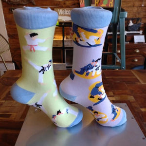 TOPANGA Socks　Lady's 　MARTIAL ARTS　KARATE　JUDO FIGHTING 　MILITARYARTS GIFT　PRESENT