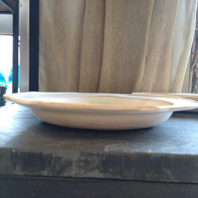 [Mashiko Ware] Star Anise (Large) (kinari) MAINDISH PLATE LUNCH Pasta Made in Japan