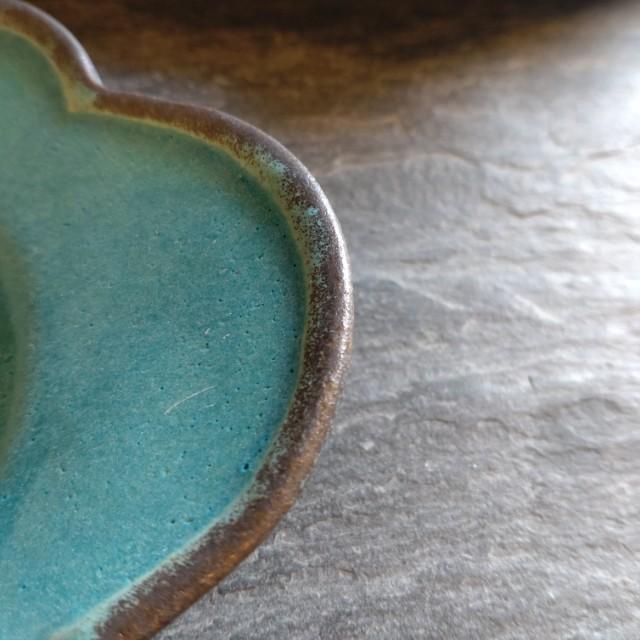 Mashiko Ware: Mokumoku Oval Plate, Shabby Turquoise, MAINDISH PLATE, LUNCH, Pasta, Made in Japan