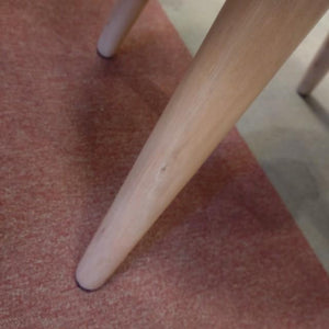 LEATHER　WOODEN　ROUND STOOL　　Cow Leather Genuine Leather Mango Wood