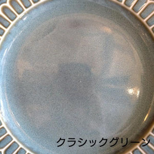 Potmum Classic 190cm Plate, Mino Ware, Available in Two Colors, Main Dish, Single Plate, Made in Japan, Western Tableware, Yamago Pottery