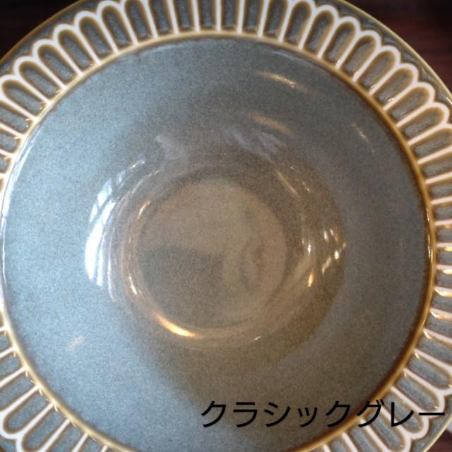 Potmum Classic Oatmeal Plate, Mino Ware, Deep Plate, Salad Bowl, Cereal, Available in Two Colors, Made in Japan, Western-Style Tableware, Yamago Pottery