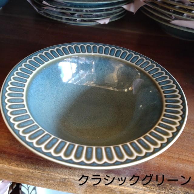 Potmum Classic Oatmeal Plate, Mino Ware, Deep Plate, Salad Bowl, Cereal, Available in Two Colors, Made in Japan, Western-Style Tableware, Yamago Pottery