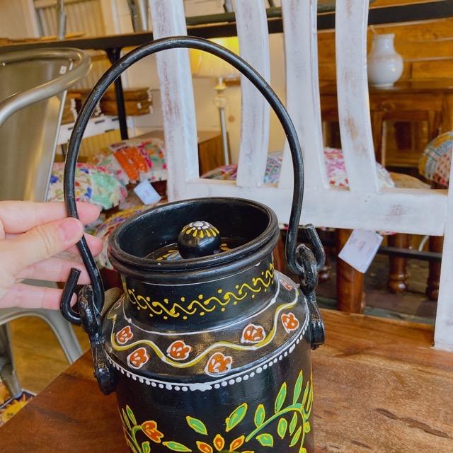 Indian Milk Pot Black