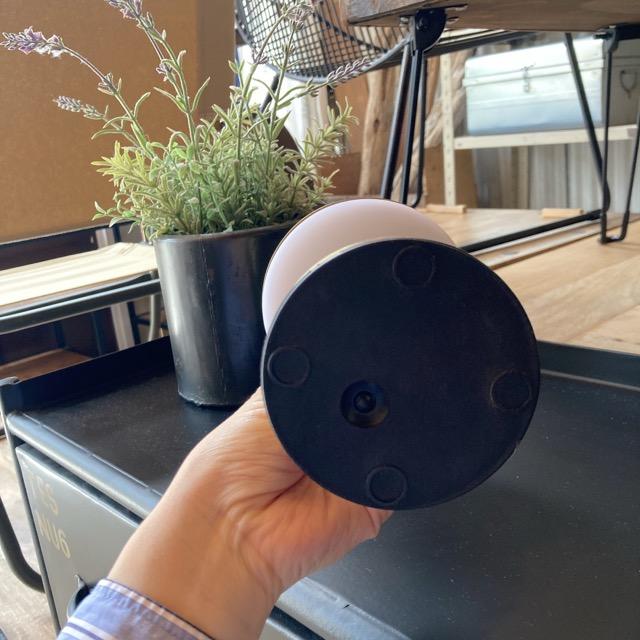 タッチセンサーポータブルランプ　ピンクゴールド